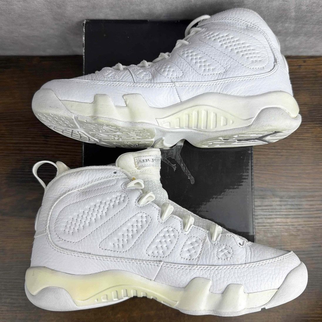 Jordan Brand Air Jordan 9 Retro 25th Anniversary Sz 4.5 GS 6W 302359-106 Size US 6 / IT 36 - 3 Thumbnail