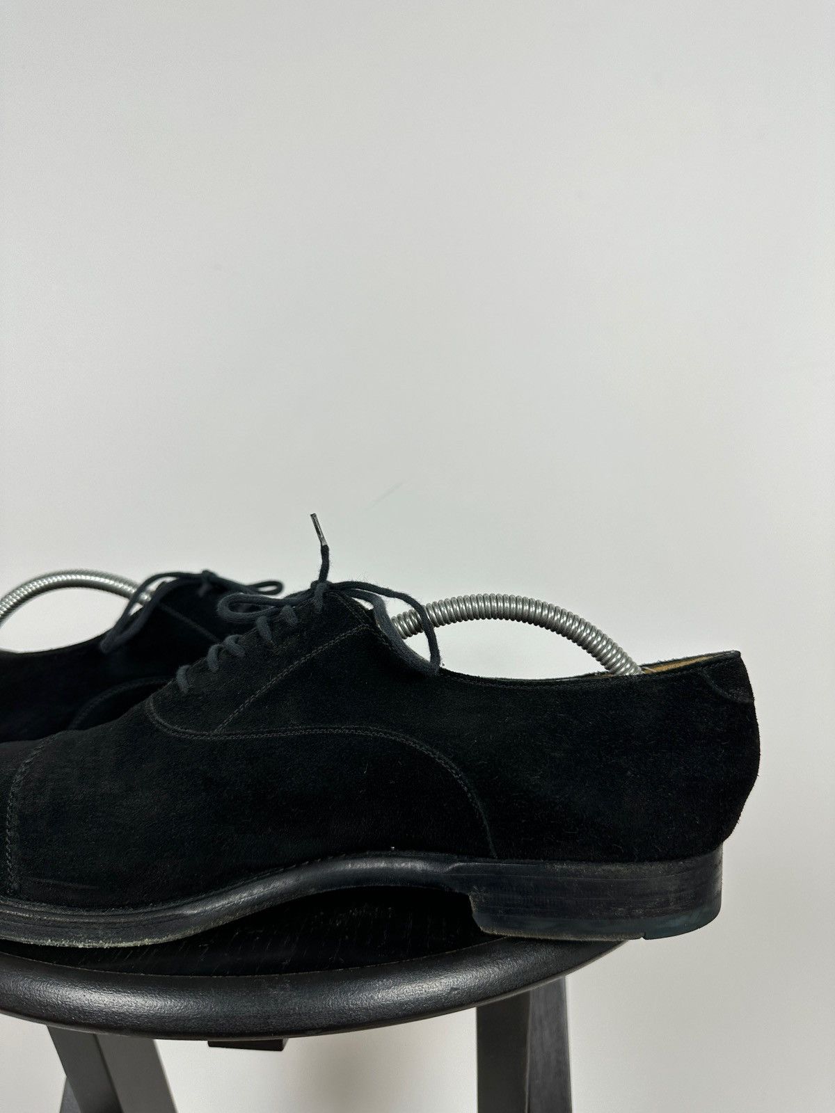 Gucci Gucci Black Suede Leather Oxford Dress Shoes Size US 9 / EU 42 - 18 Thumbnail