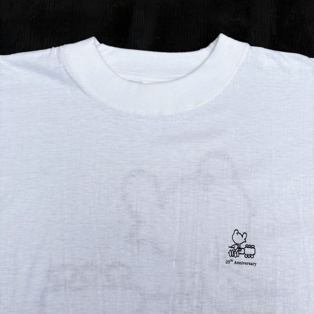 Band Tees × Vintage Woodstock Festival 1990 90s Vintage Logo Rare Promo T-Shirt Size US XL / EU 56 / 4 - 4 Thumbnail