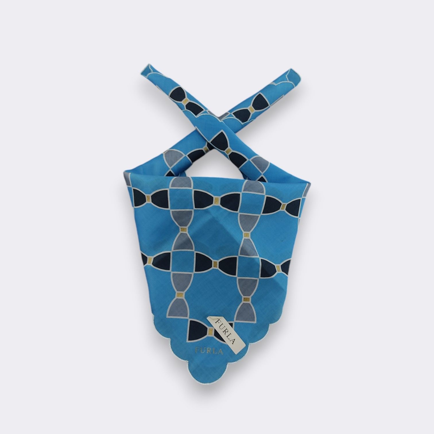 Furla Vintage Furla Handkerchief Neckerchief Bandana H188G Size ONE SIZE - 2 Thumbnail