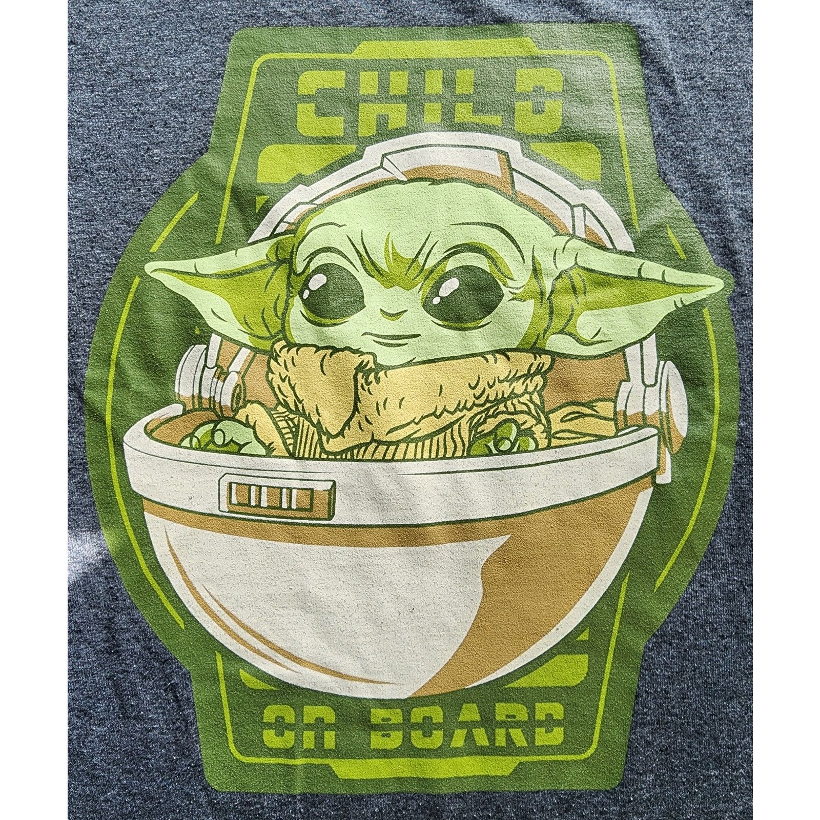Star Wars Star Wars Grogu Gray T-Shirt Size XL Size US XL / EU 56 / 4 - 5 Thumbnail