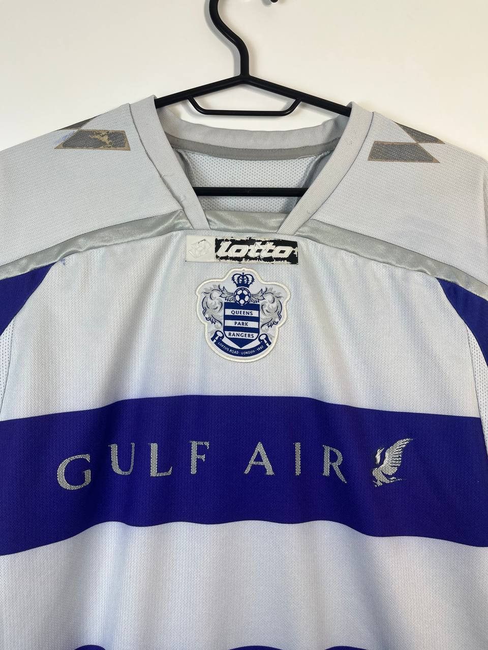 Lotto Sport QUEENS PARK RANGERS 2008 2009 AWAY SHIRT FOOTBALL LOTTO Sz L Size US L / EU 52-54 / 3 - 2 Thumbnail