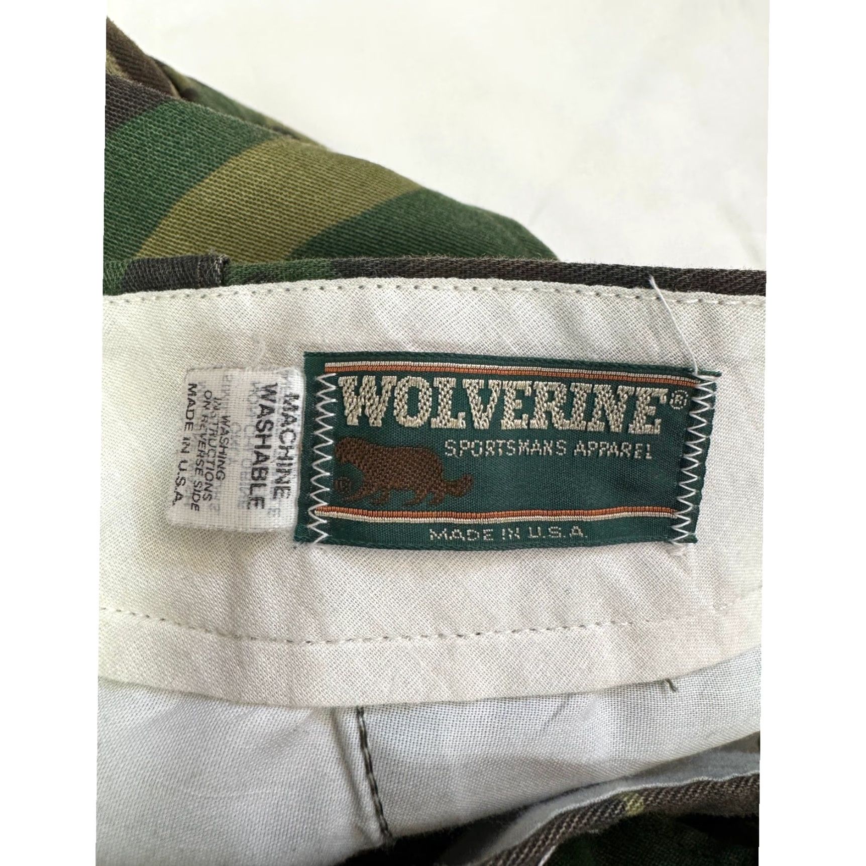 Vintage VINTAGE Wolverine Sportsman Apparel Reinforced Hunting Pants Woodland Camouflage 34x29 Mens XS? Size US 34 / EU 50 - 5 Thumbnail