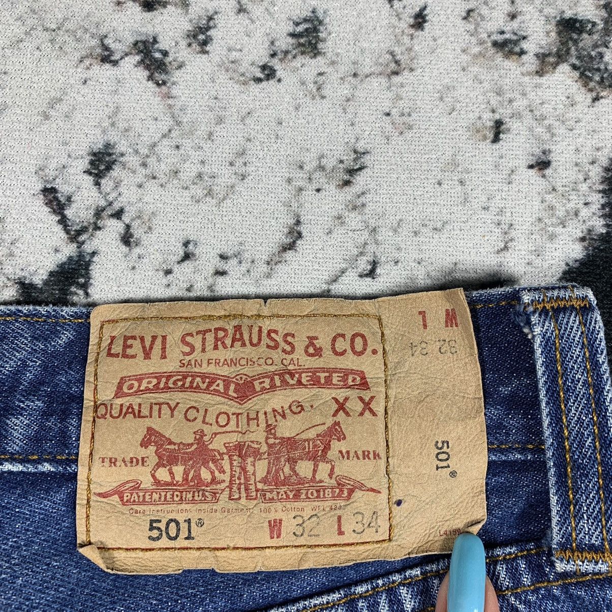 Levi's × Vintage Vintage Style Levi’s 501 W32 L34 Denim Jeans Pants Size US 32 / EU 48 - 7 Thumbnail