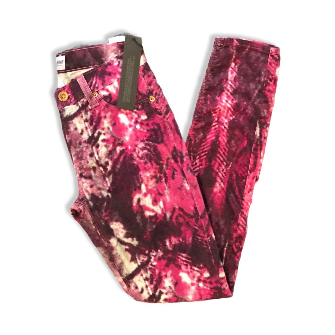 Hudson NEW Hudson Nico Pink Galaxy Super Skinny Corduroy Pants 25 Size 25" / US 0 / IT 36 - 6 Thumbnail