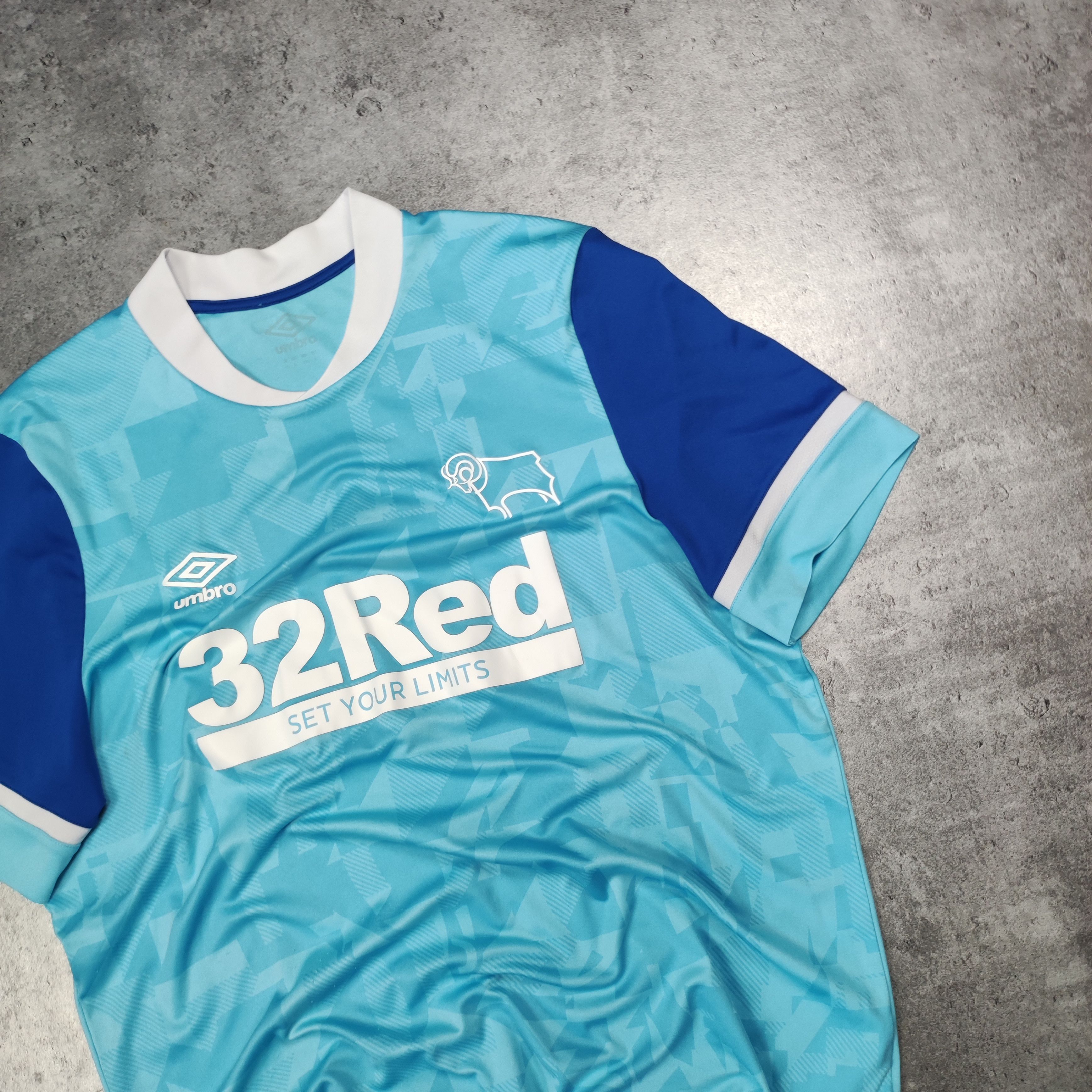 Other RARE Derby County FC Away 2021/22 Football Soccer Jersey Size US XL / EU 56 / 4 - 3 Thumbnail
