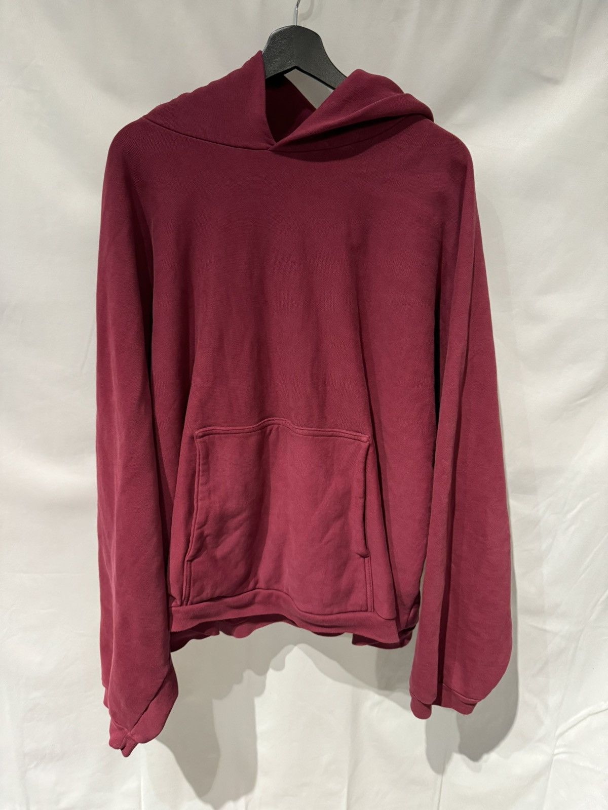 image of Kanye West x Los Angeles Apparel Yeezy 2022 Donda 2 Hoodie Size XL in Maroon, Men's