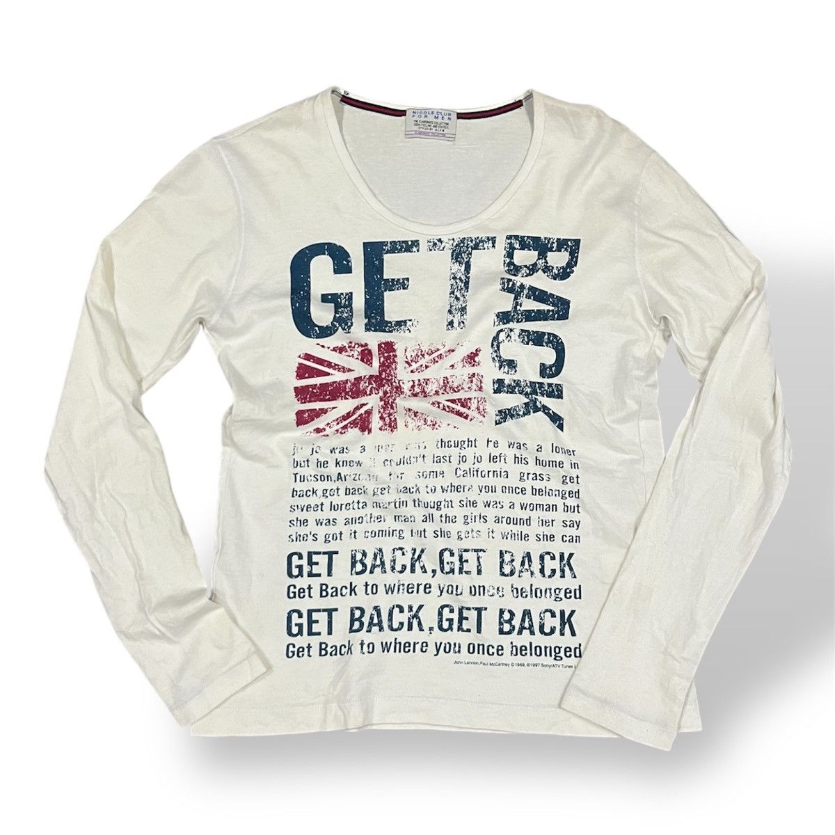Beauty Beast Nicole Club FM The Beatles Get Back Copy 1969 Longsleeve Size S / US 4 / IT 40 - 1 Thumbnail