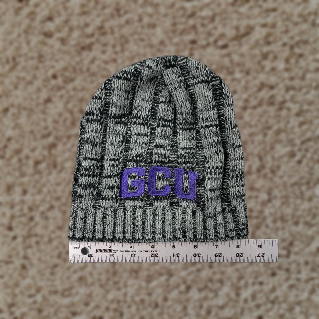Vintage HitWear Grand Canyon University Beanie Toque Beanie Adult One Size Gray Knit Acrylic Hats Mens Beanie 90s Outdoor University Size ONE SIZE - 1 Thumbnail