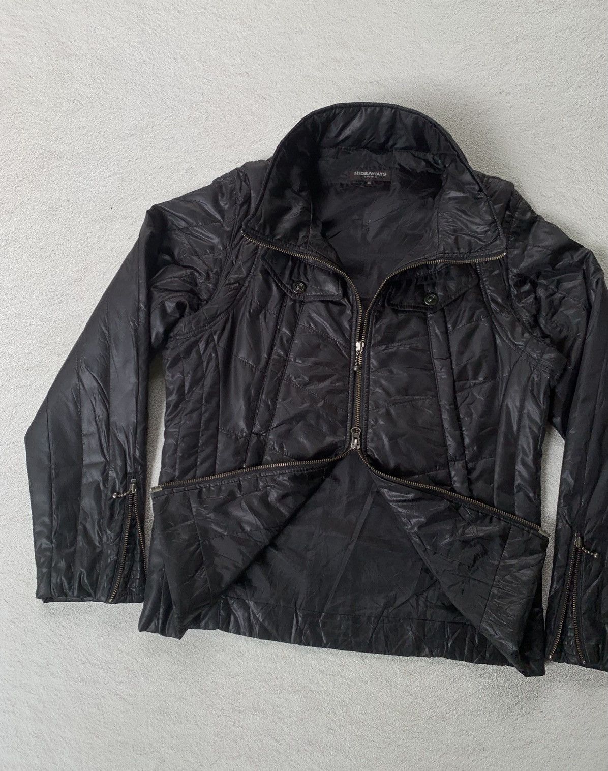 HIDEAWAYS 2000s HideAways Nicole Bikers Jacket Size US S / EU 44-46 / 1 - 3 Thumbnail