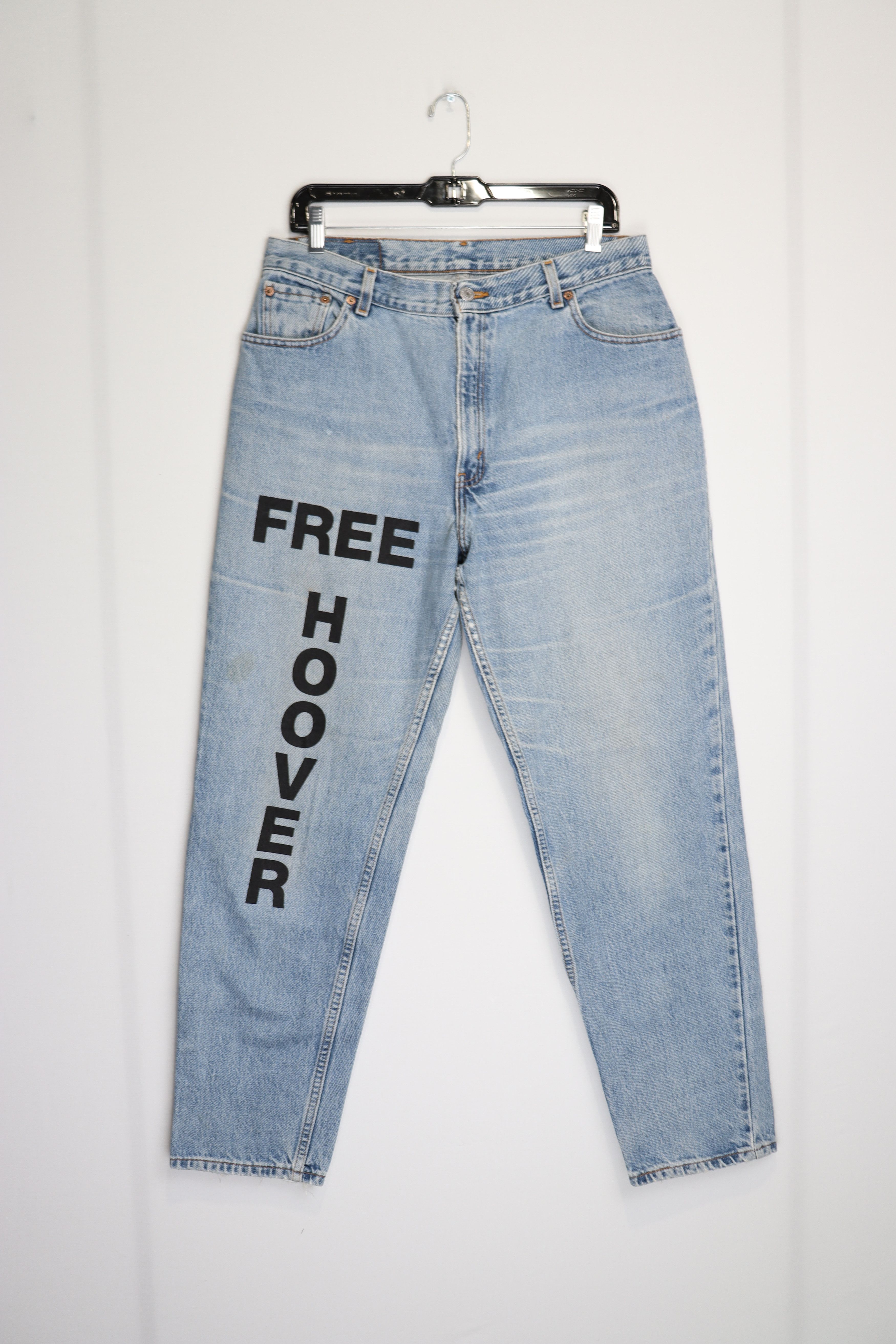 image of Drake x Kanye West O1Rshd Free Hoover Denim In Light Blue, Men's (Size 32)
