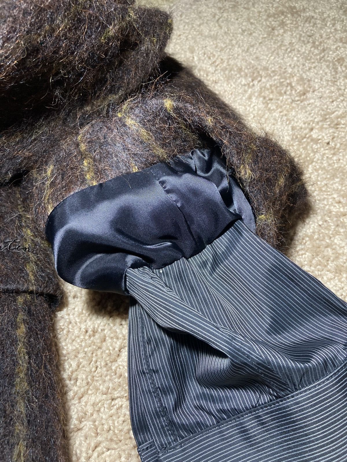 Martine Rose New AW24 Martine Rose Wool Gold Stripe Sleeves Overcoat 2024 Size US M / EU 48-50 / 2 - 12 Thumbnail