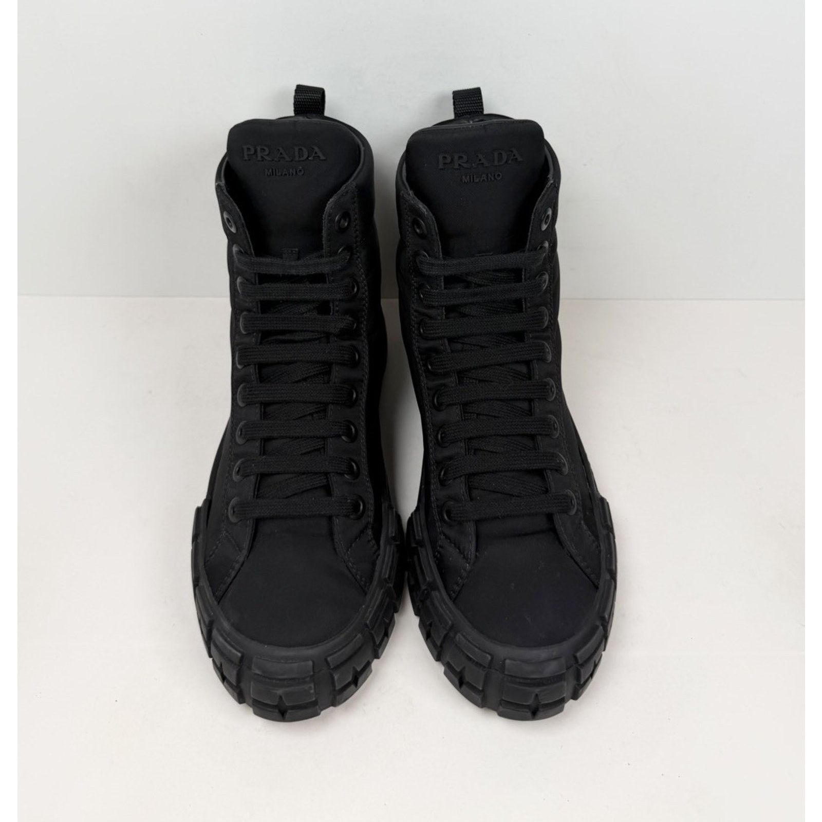 Prada Size 39EU/9W - Prada Nylon Cassetta Wheel High Top Size US 9 / IT 39 - 2 Thumbnail