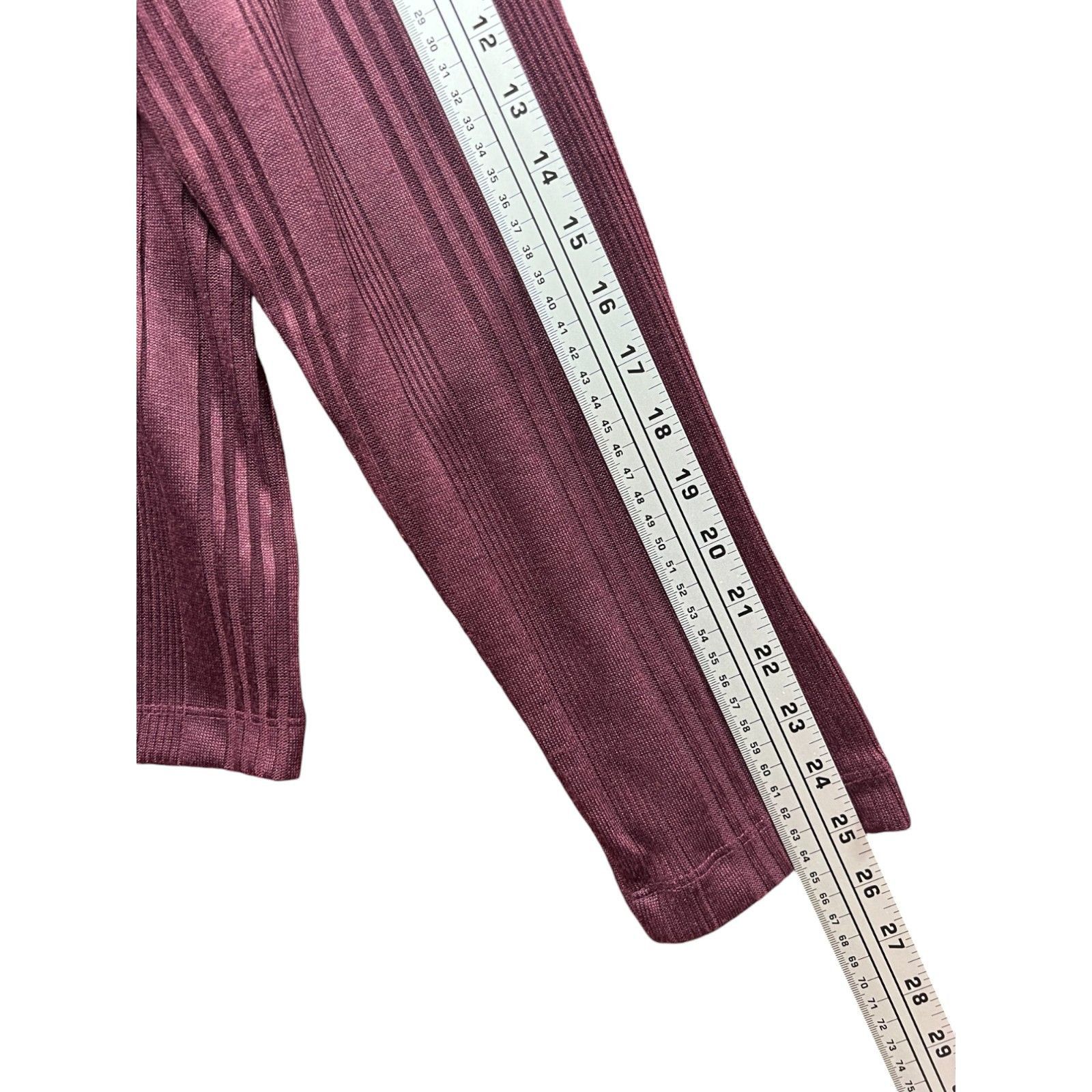 Other Knox Rose - Women's Long Sleeve Turtleneck Top - Plum - XXL Size XXL / US 16-18 / IT 52-54 - 8 Thumbnail
