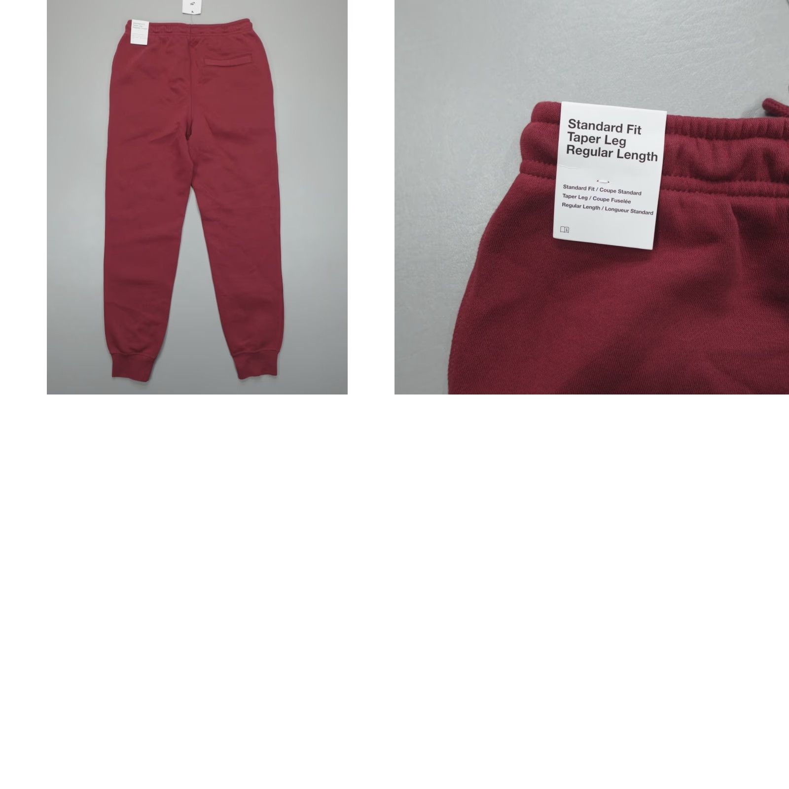 Nike Nike Club Red Jogger Pants Futura Logo Men's Size S Tapered Leg FN3094-677 Size US 29 - 8 Thumbnail
