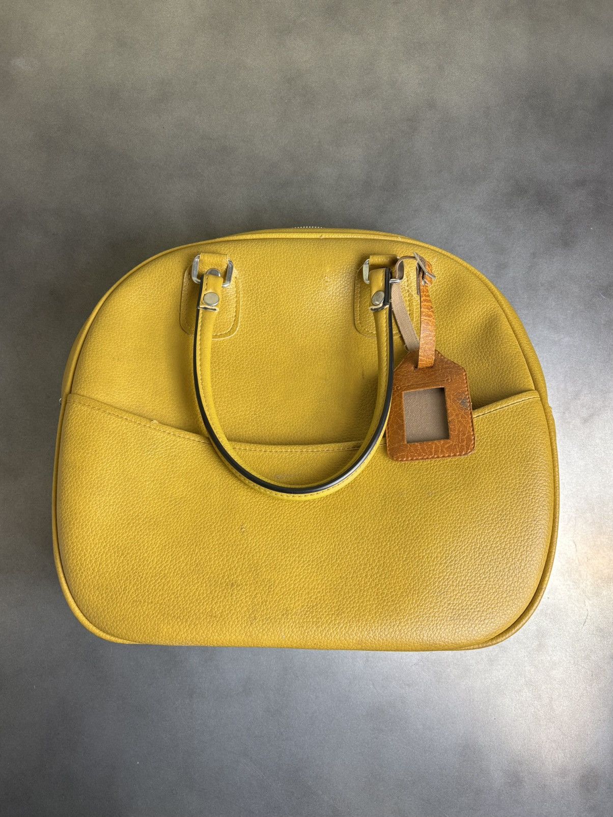 Vintage 1970s Bowling Bag Vintage Briefcase Tote Bag Lock & Key Size ONE SIZE - 15 Thumbnail