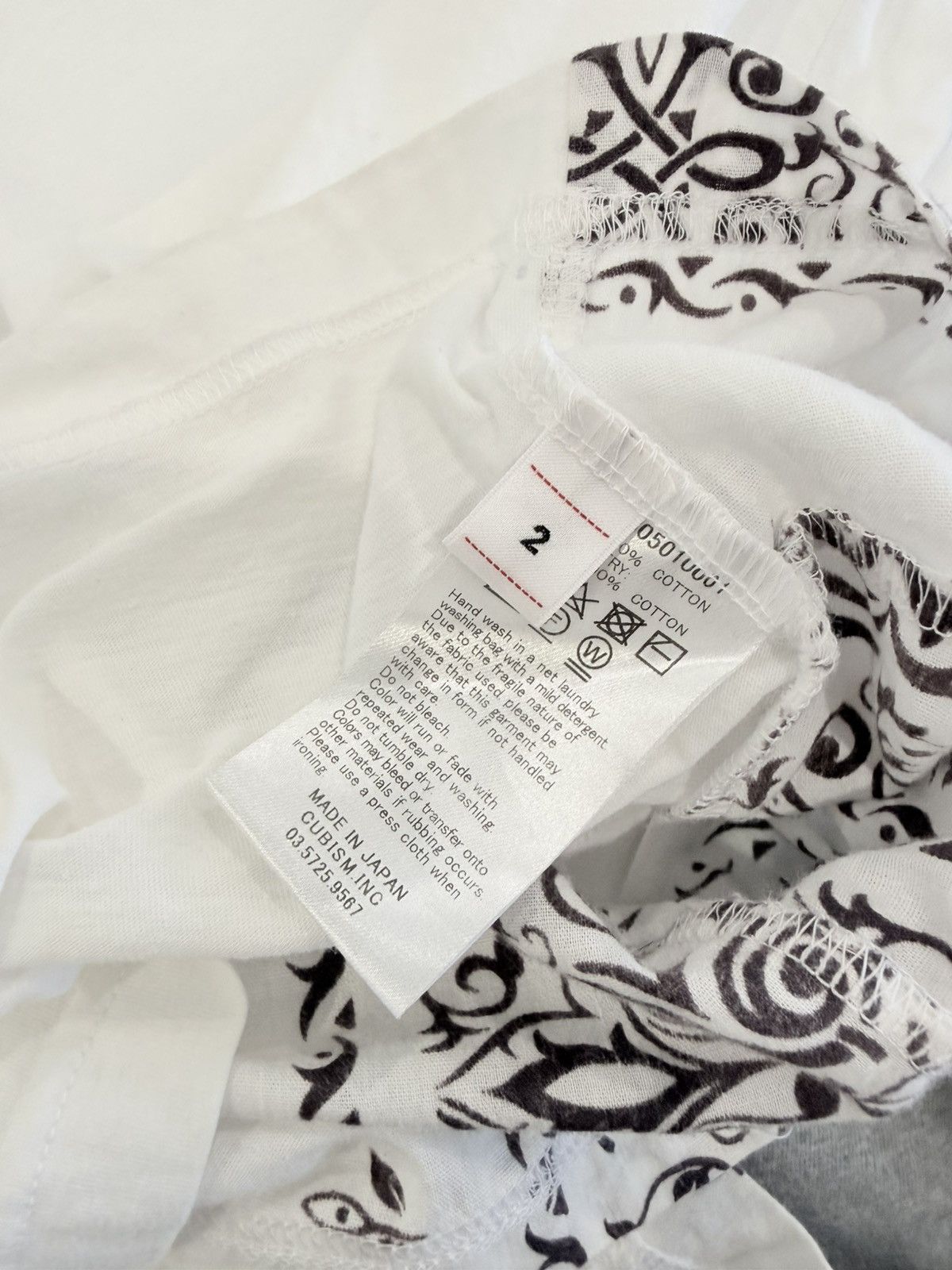 Visvim paisley bandana pocket tee Size US M / EU 48-50 / 2 - 4 Thumbnail