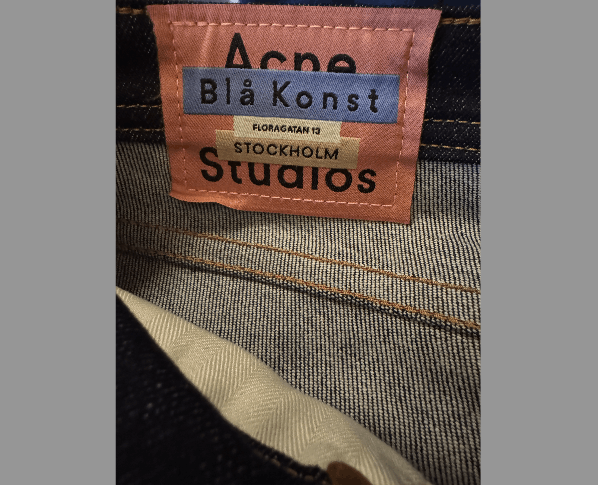 Acne Studios High-rise Skinny Jeans Peg Indigo Size 31" - 4 Thumbnail
