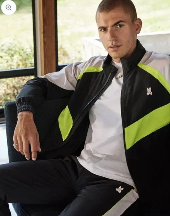 Psycho Bunny Psycho Bunny Wasco Colour Block Track Jacket Navy ( 3XL ) Size US XXL / EU 58 / 5 - 3 Thumbnail