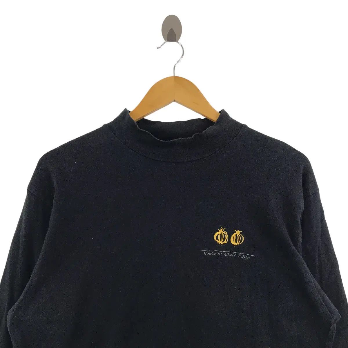 Issey Miyake Vtg 90’ ISSEY MIYAKE HAI Stock Logo Turtleneck Sweater Size M / US 6-8 / IT 42-44 - 4 Thumbnail