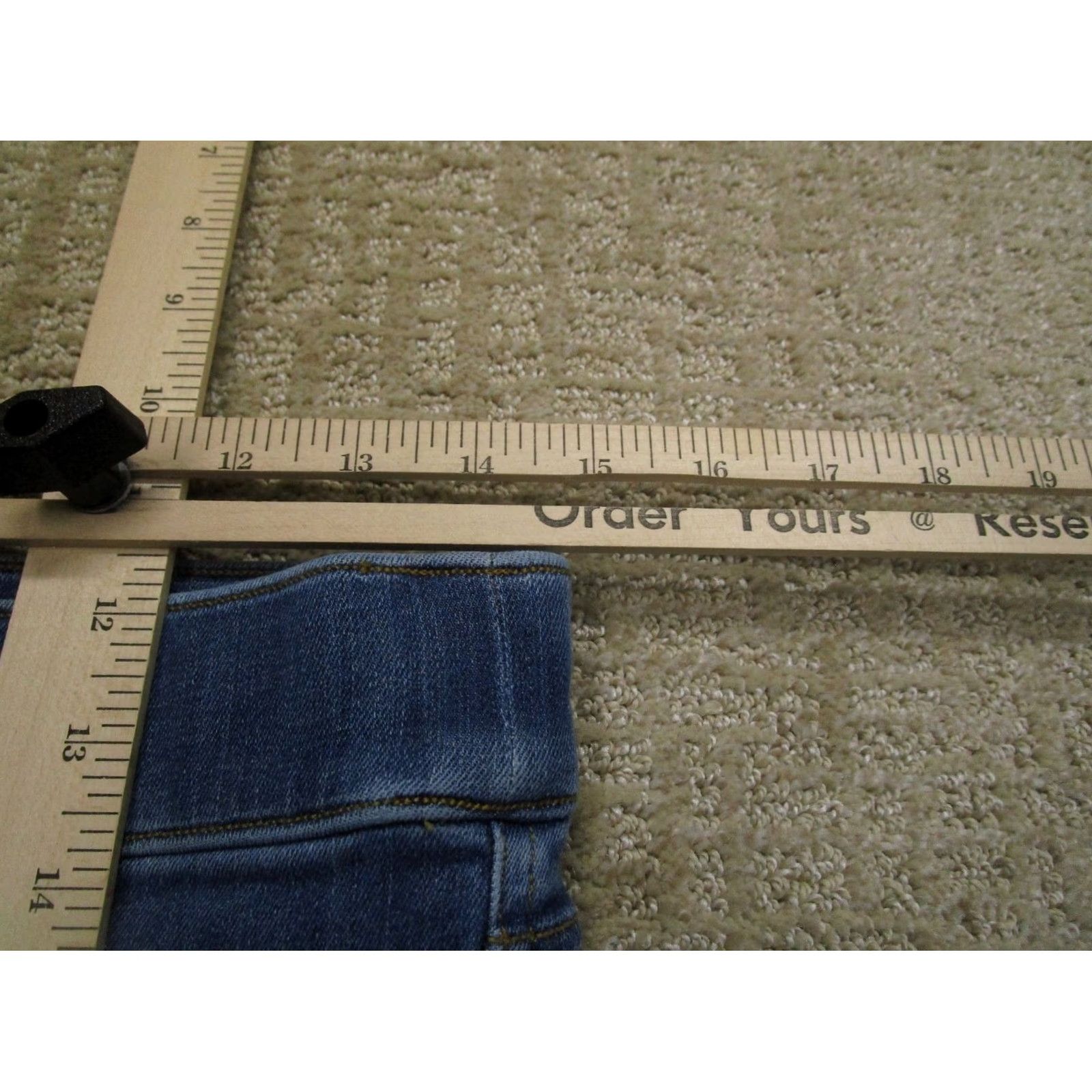 Spanx Spanx Jeans Women Medium Blue High Rise Flared Pull On Shaping Pants Light Wash Size 32" / US 10 / IT 46 - 5 Thumbnail