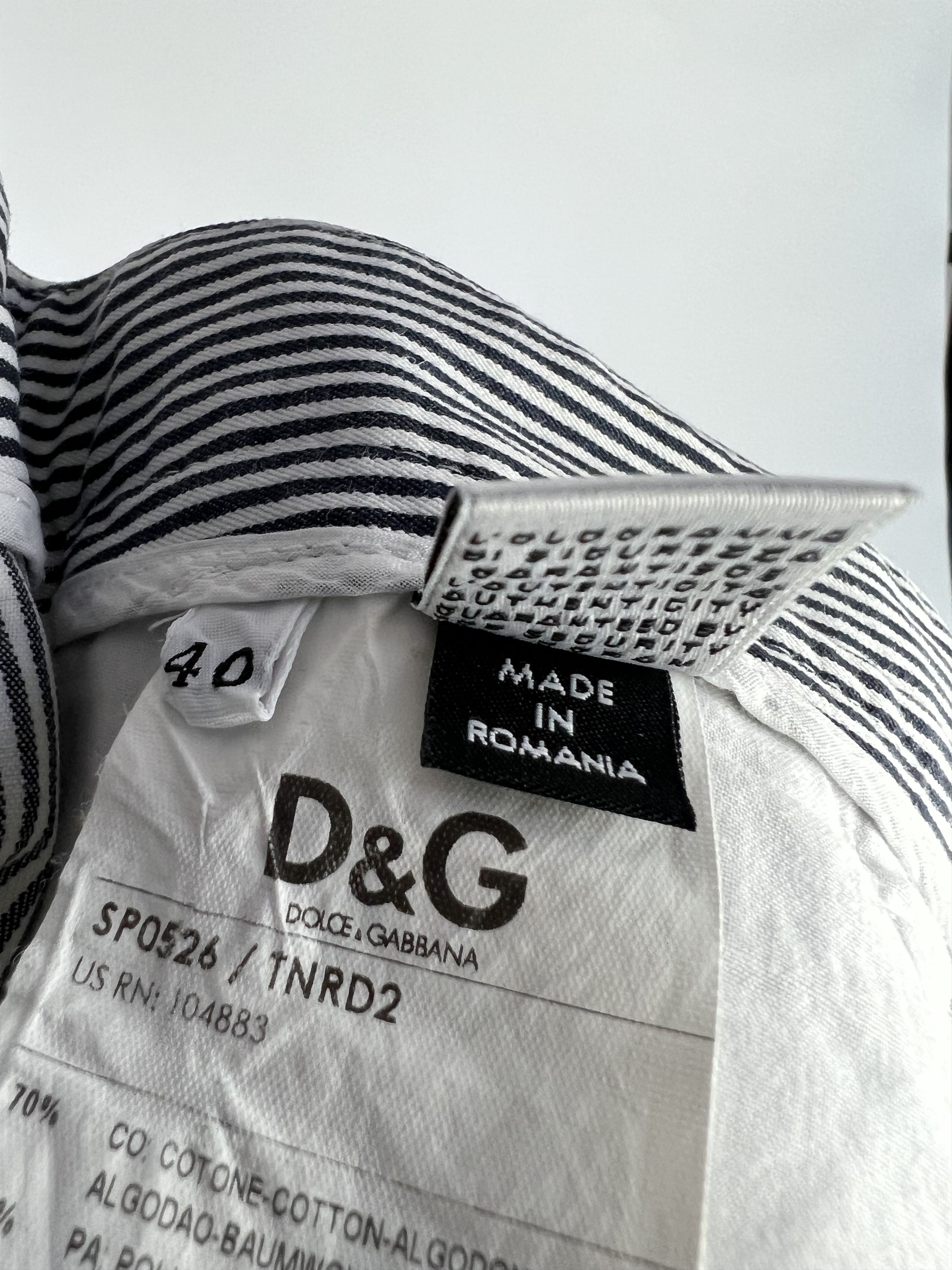 Dolce & Gabbana Dolce & Gabbana Striped Button Capri Size IT40 Size 27" / US 4 / IT 40 - 10 Thumbnail