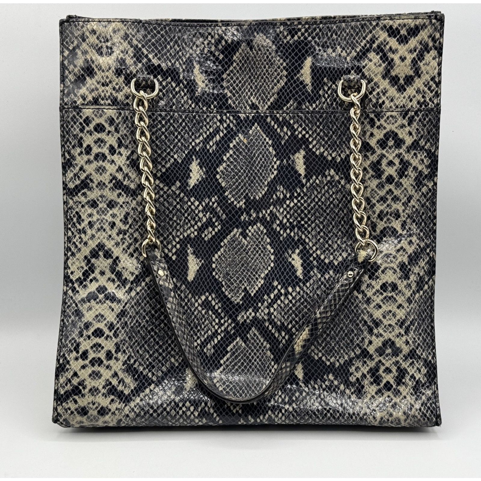 Kate Spade Kate Spade Grey Beige Snake Effect Leather South Kensington Size ONE SIZE - 3 Thumbnail