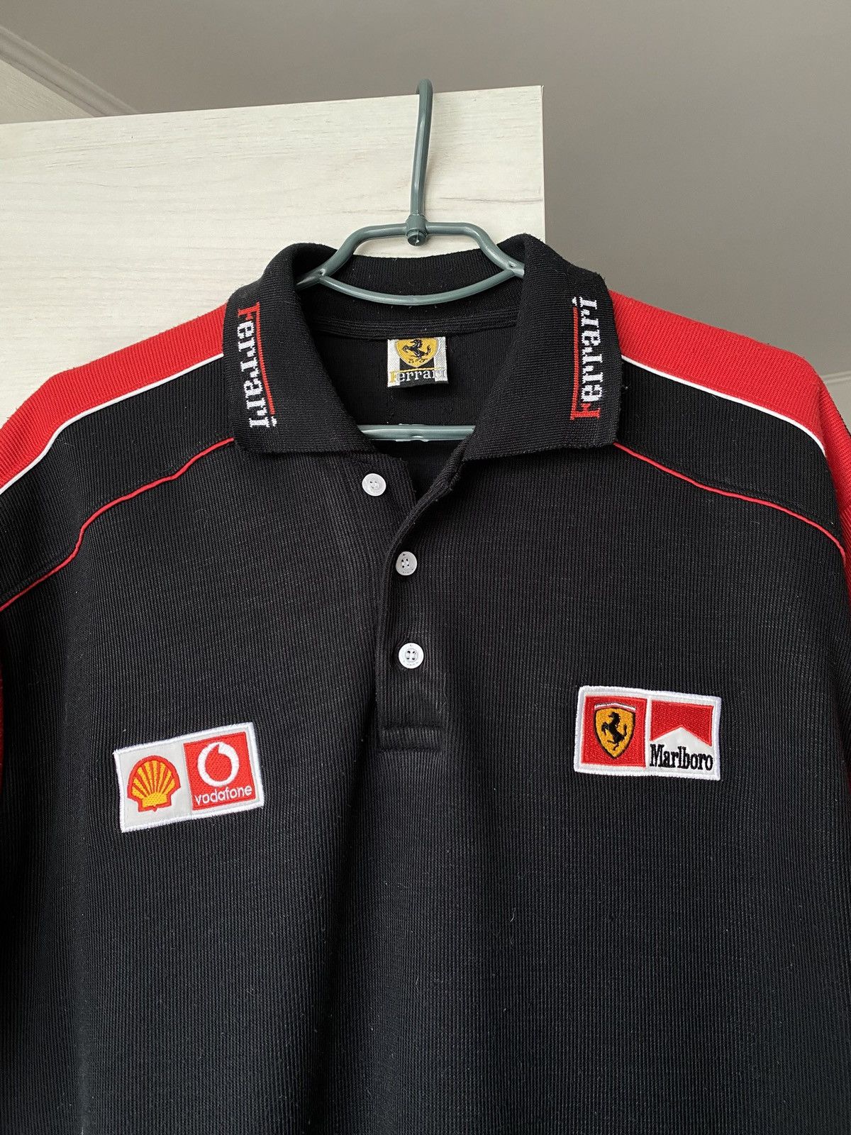 Ferrari Ferrari F1 Marlboro Team Polo Shirt Red Black Size L Size US L / EU 52-54 / 3 - 3 Thumbnail