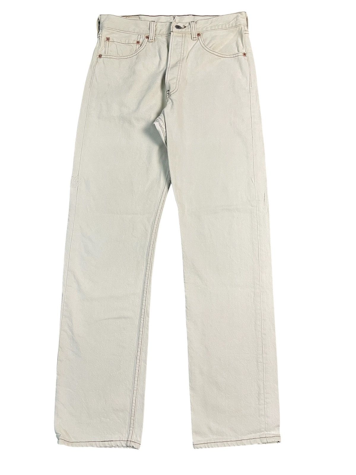 Levi's Vintage 90s Levis 501 white Jeans Size US 30 / EU 46 - 1 Thumbnail