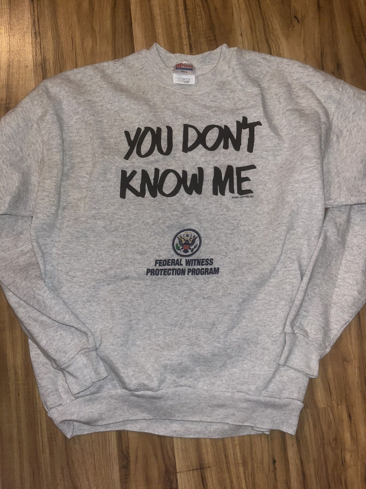 Hanes Federal Witness Protection Crewneck Size US XL / EU 56 / 4 - 1 Thumbnail