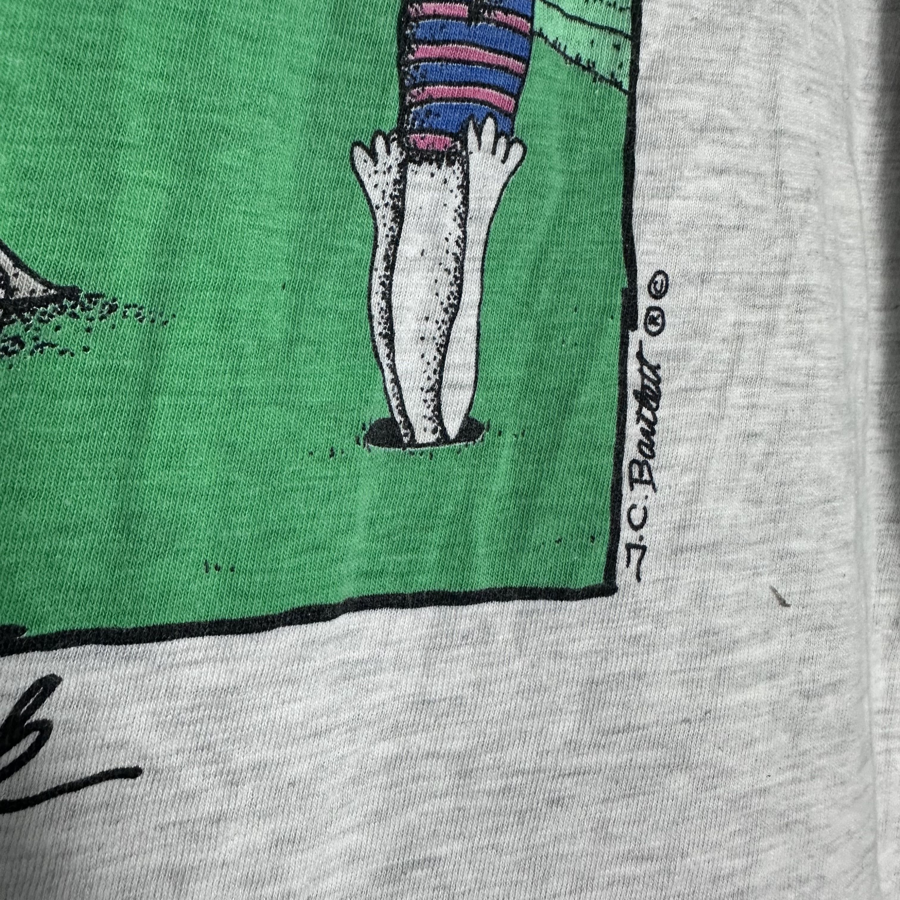 Other 🔥RARE🔥Vintage Crazy Shirt Golf Shark T-shirt Single Stich Size US L / EU 52-54 / 3 - 3 Thumbnail