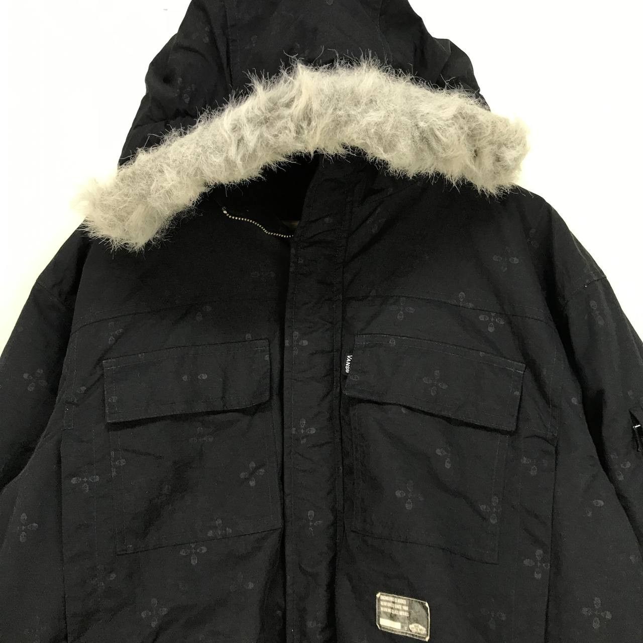 Vans 🔥Vans Off The Wall Skull Full Print Fur Bomber Style Size US S / EU 44-46 / 1 - 5 Thumbnail