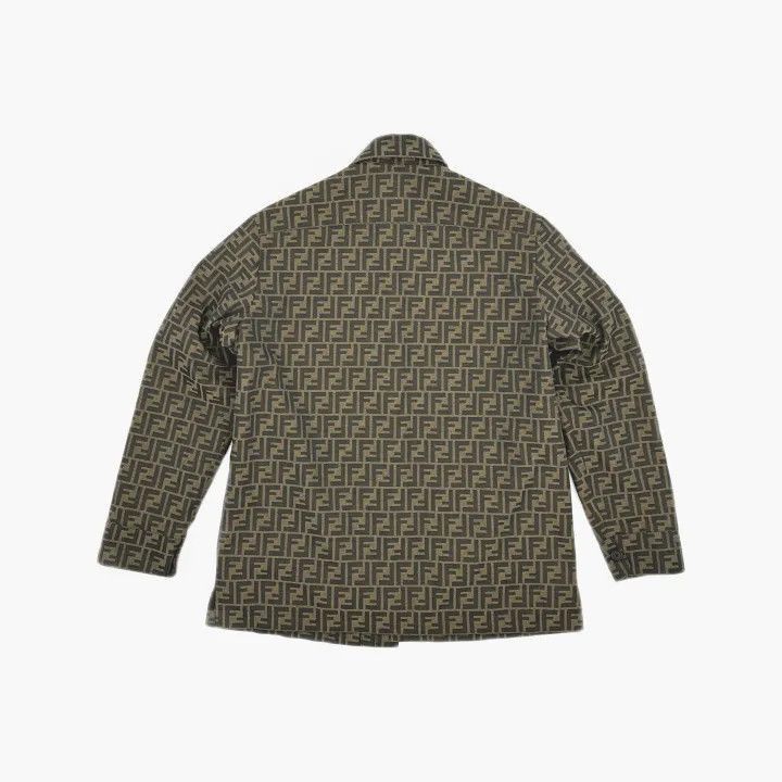 Fendi Fendi SS22 Logo Print Polo Jacket for Men -2507 Size US M / EU 48-50 / 2 - 3 Thumbnail