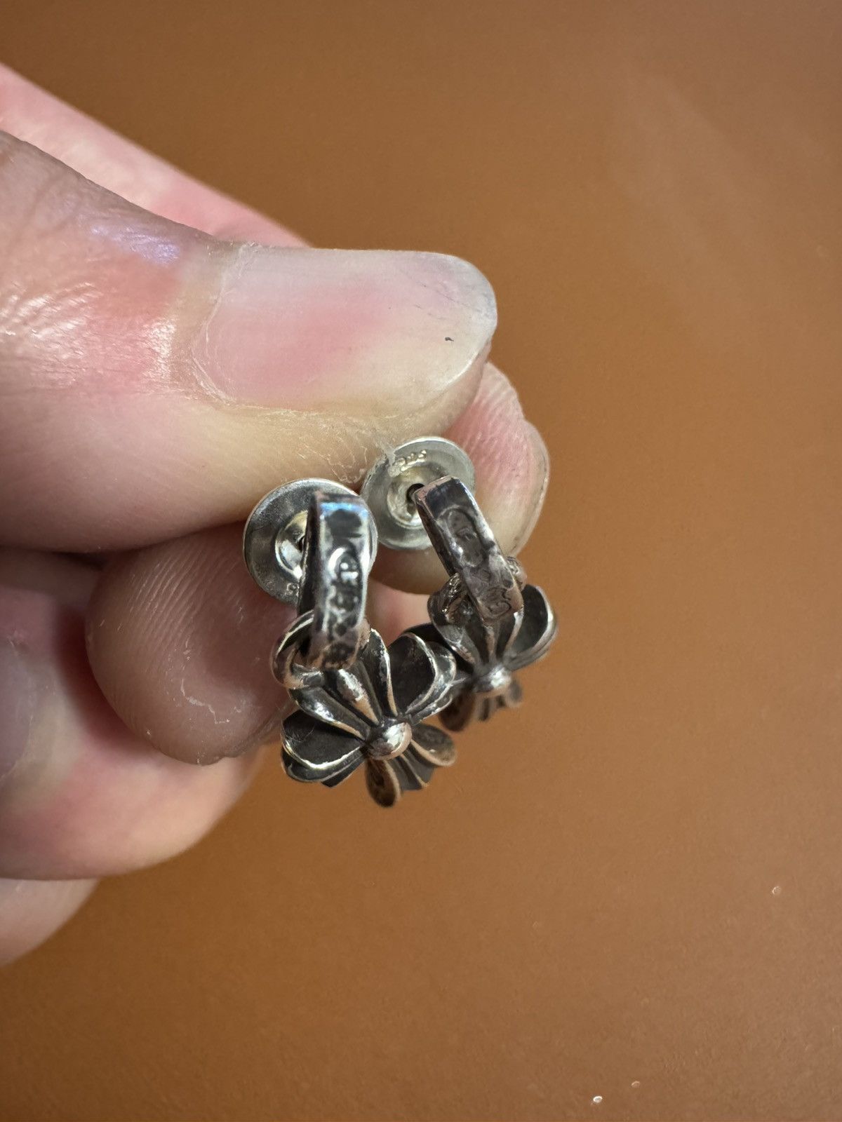 Chrome Hearts Chrome Hearts Baby Fat Earrings (PAIR) Size ONE SIZE - 4 Thumbnail