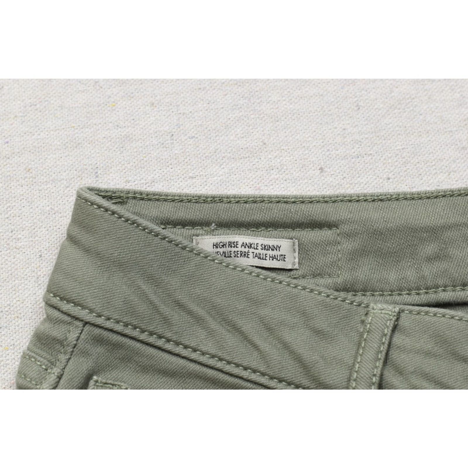 Calvin Klein Calvin Klein Jeans Womens 28 High Rise Ankle Skinny Sage Green Denim Pants Size 28" / US 6 / IT 42 - 7 Thumbnail