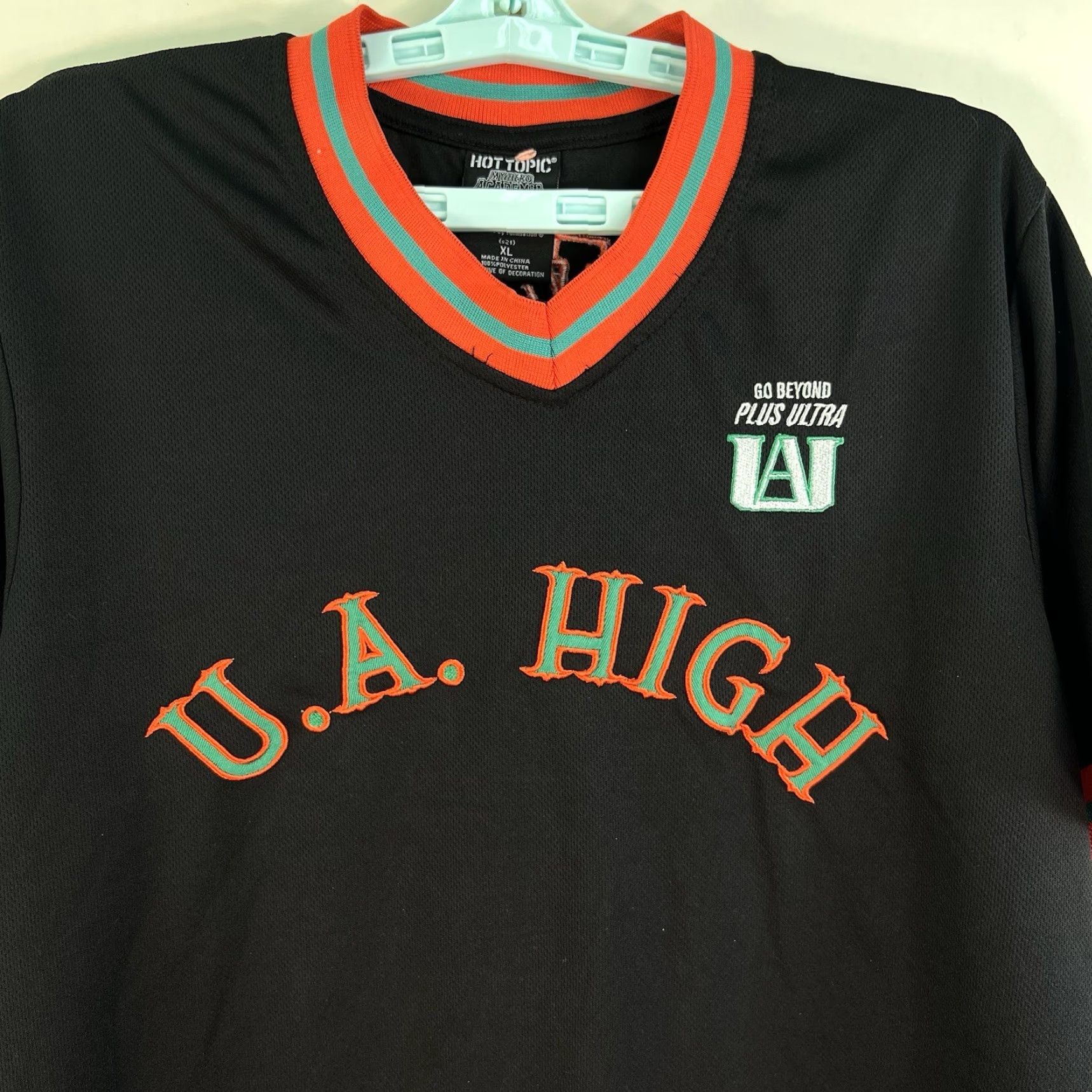 Hot Topic My Hero Academia Bakugo 1-A U.A. High Jersey Men XL Comic Book Manga Japanese Size US XL / EU 56 / 4 - 4 Thumbnail
