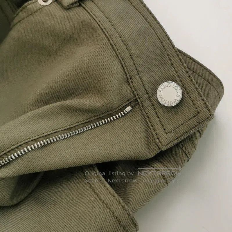 Louis Vuitton Louis Vuitton Olive Cotton Long Pants Size 38. Size US 38 / EU 54 - 3 Thumbnail