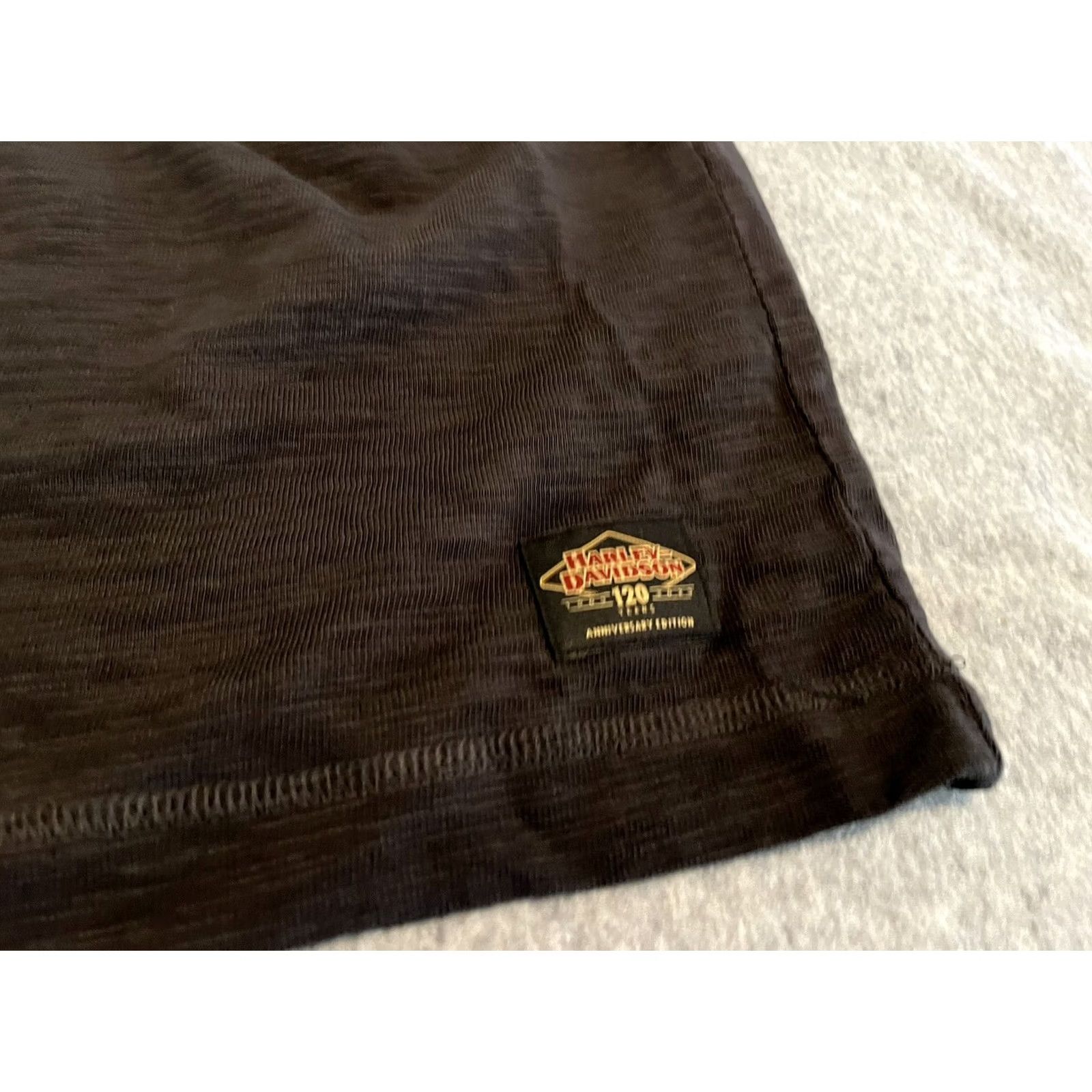 Harley Davidson HARLEY-DAVIDSON 120th Anniversary Long Sleeve Shirt Mens 3XL NWT Dark Gray Graphic Print Biker USA Shirt Size US XXL / EU 58 / 5 - 5 Thumbnail