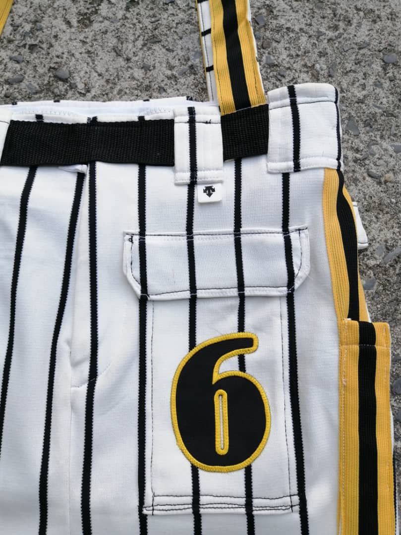 Descente × Handmade × Japanese Brand Hanshin Tiger Japan Baseball Handmade Tote Bag Size ONE SIZE - 6 Thumbnail