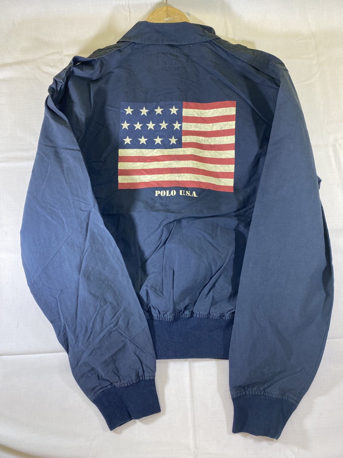 big flag polo country flight jacket