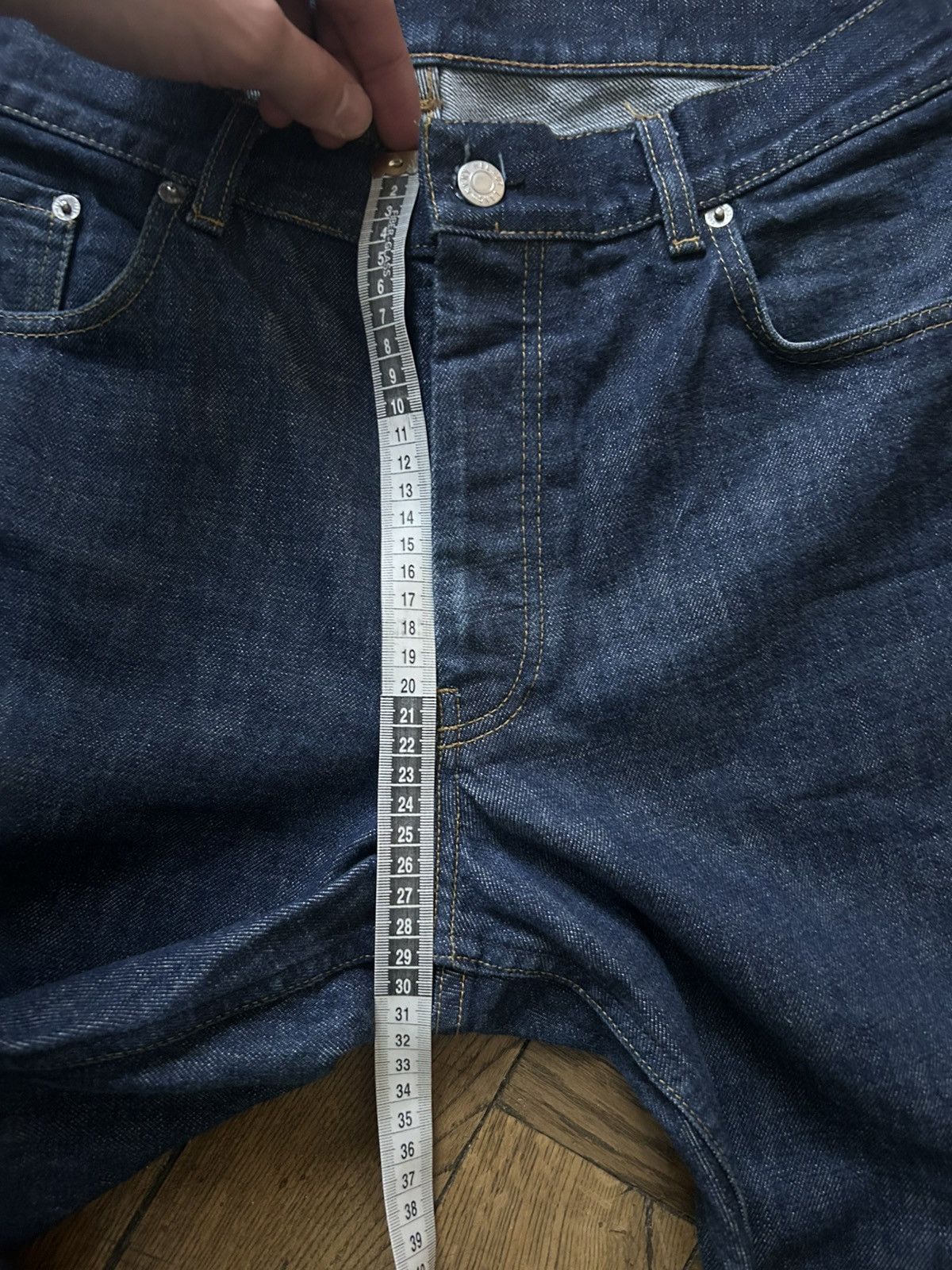Helmut Lang Classic 5 Pocket Raw Denim Size US 34 / EU 50 - 12 Thumbnail