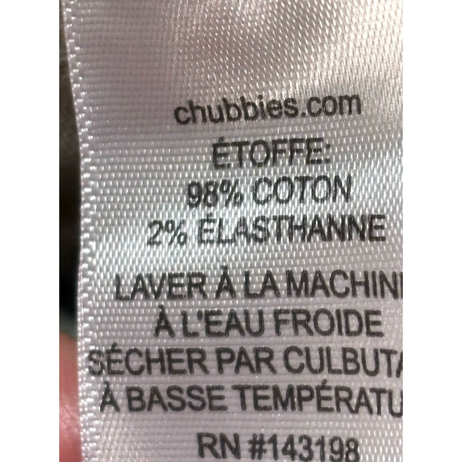 Chubbies VINTAGE Chubbies Men's Chino Shorts 2XL Regular Fit 7-Inch Inseam Green Cotton Blend Elastic Waist Preppy Casual Size US 39 - 6 Thumbnail
