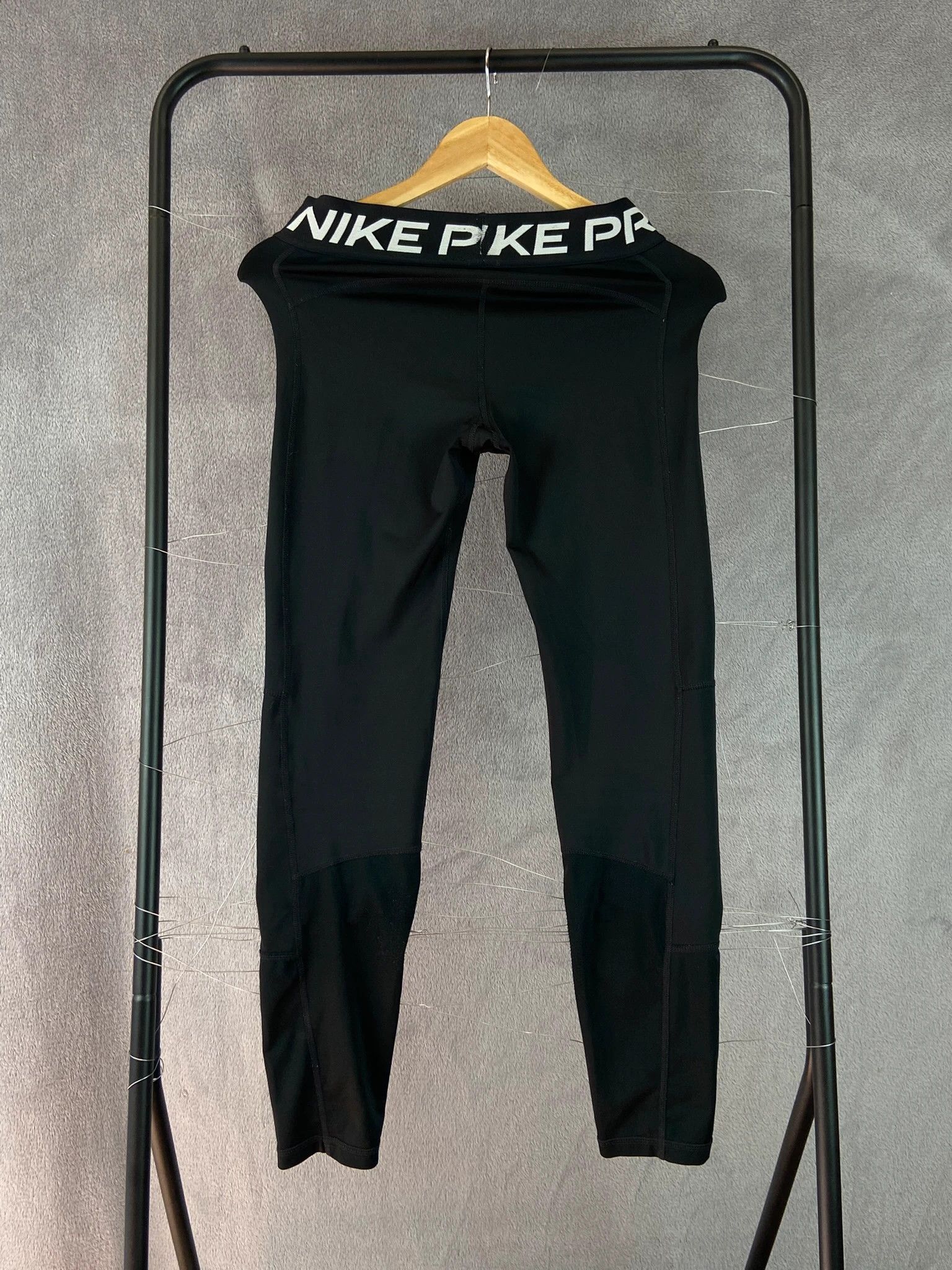 Nike Pants Nike Pro Black Vintage Streetwear Y2K High End Size 32" / US 10 / IT 46 - 4 Thumbnail