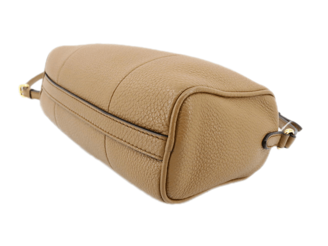 Prada Prada Barrel Brown Leather Mini Crossbody Bag Size ONE SIZE - 6 Thumbnail