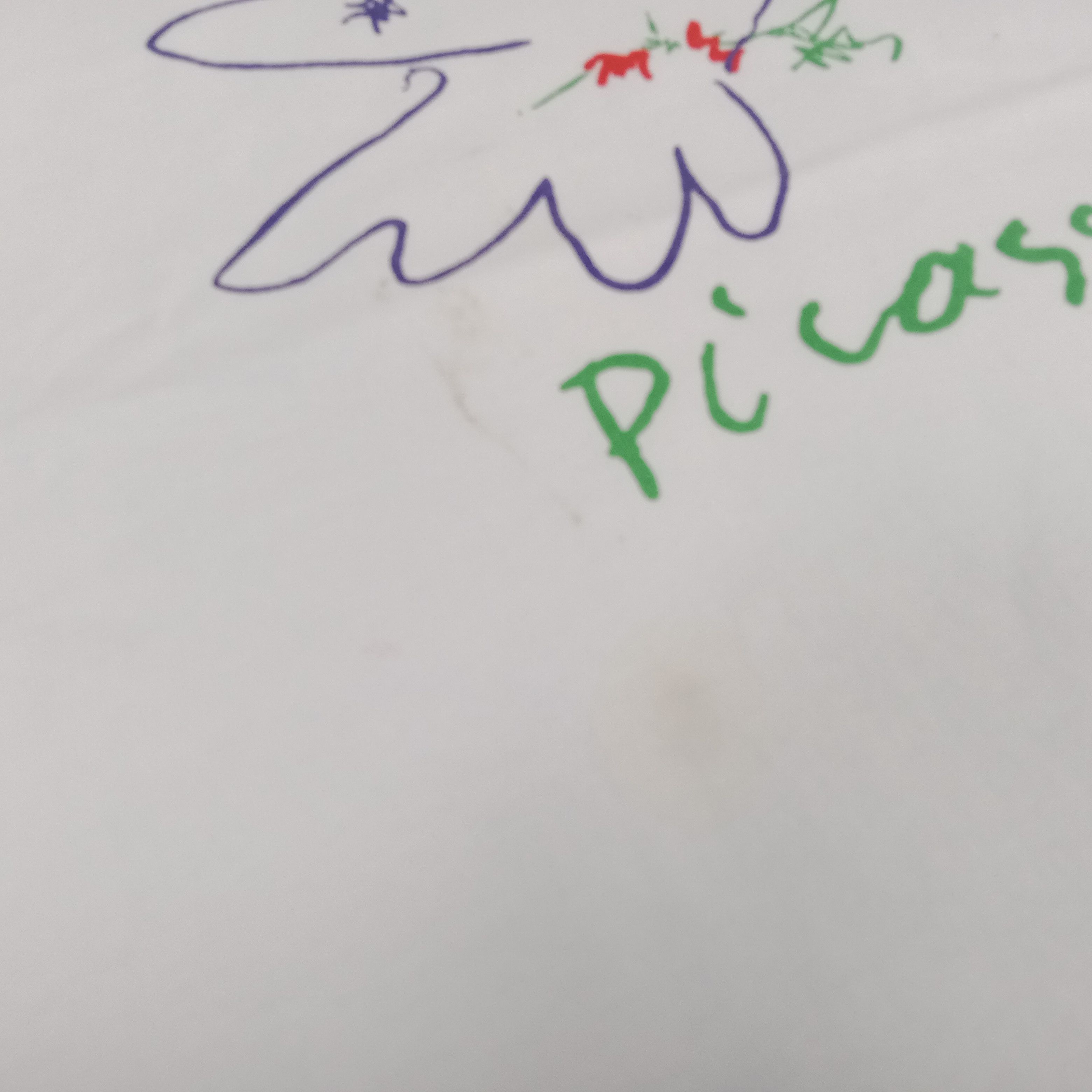 Vintage Picasso Art Bird Style Nice Design Vintage Tshirt Size US L / EU 52-54 / 3 - 8 Thumbnail