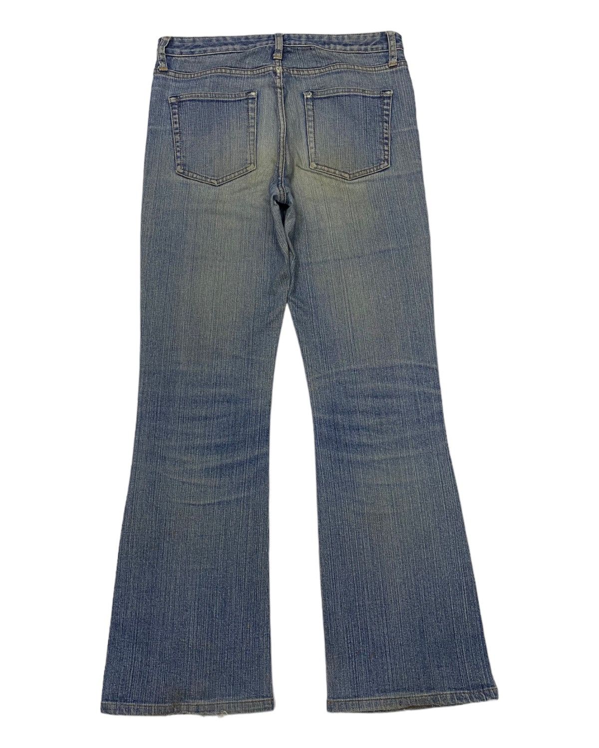 Japanese Brand VINTAGE UNIQLO DISTRESSED DENIM FLARE UNDERCOVER STYLE Size US 30 / EU 46 - 2 Thumbnail
