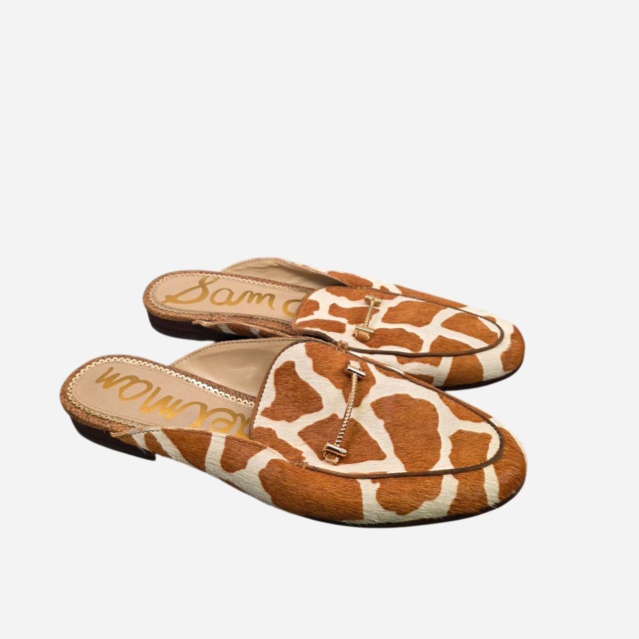 Sam Edelman Sam Edelman Laurna Mule/ Loafer in Giraffe Brahma Size US 8.5 / IT 38.5 - 1 Thumbnail