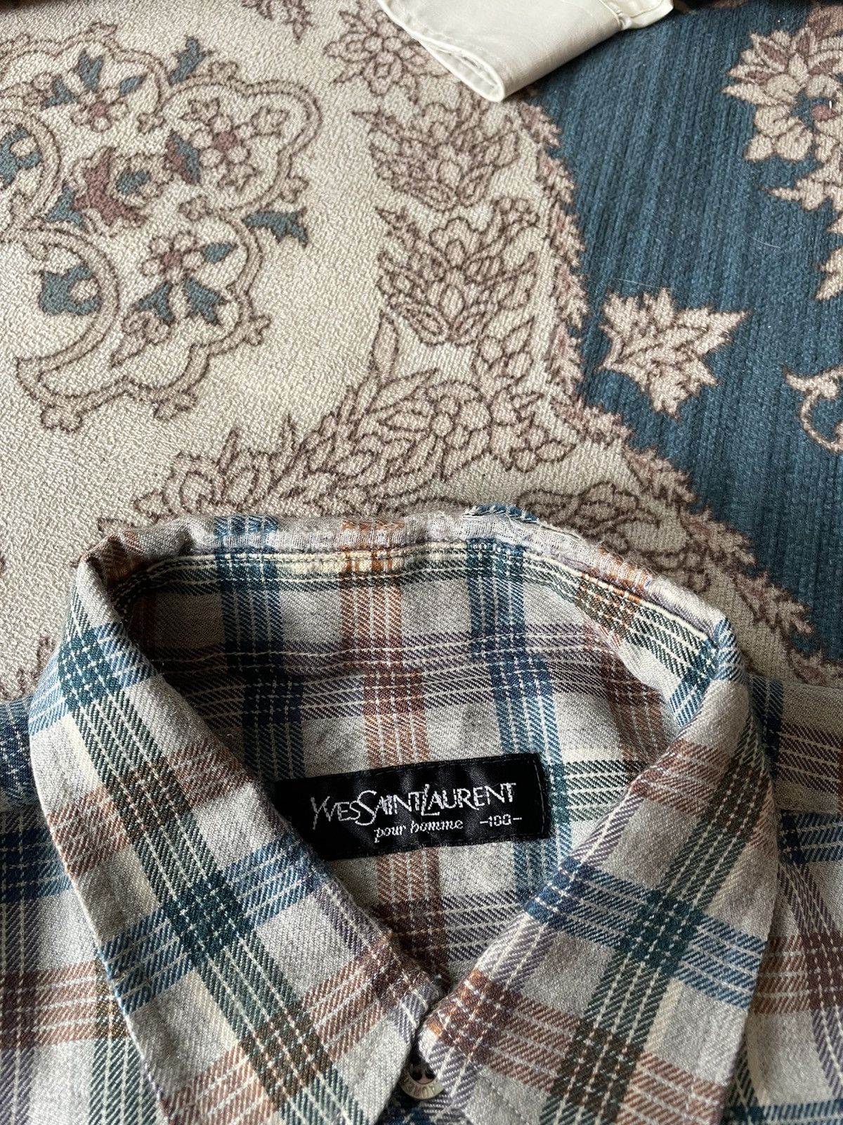 Saint Laurent Paris Yves Saint Laurent Big Logo Jacket Size US M / EU 48-50 / 2 - 7 Thumbnail