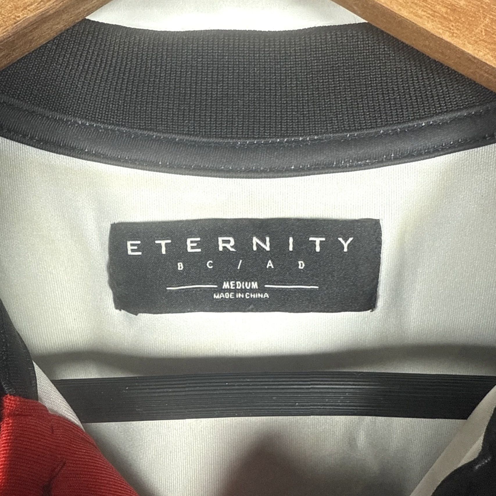Vintage Eternity Polo Mens Size M Black Embroidered Bird Polo BC/AD Embroidered Bird Mens M Black Eternity Polo Size US M / EU 48-50 / 2 - 3 Thumbnail