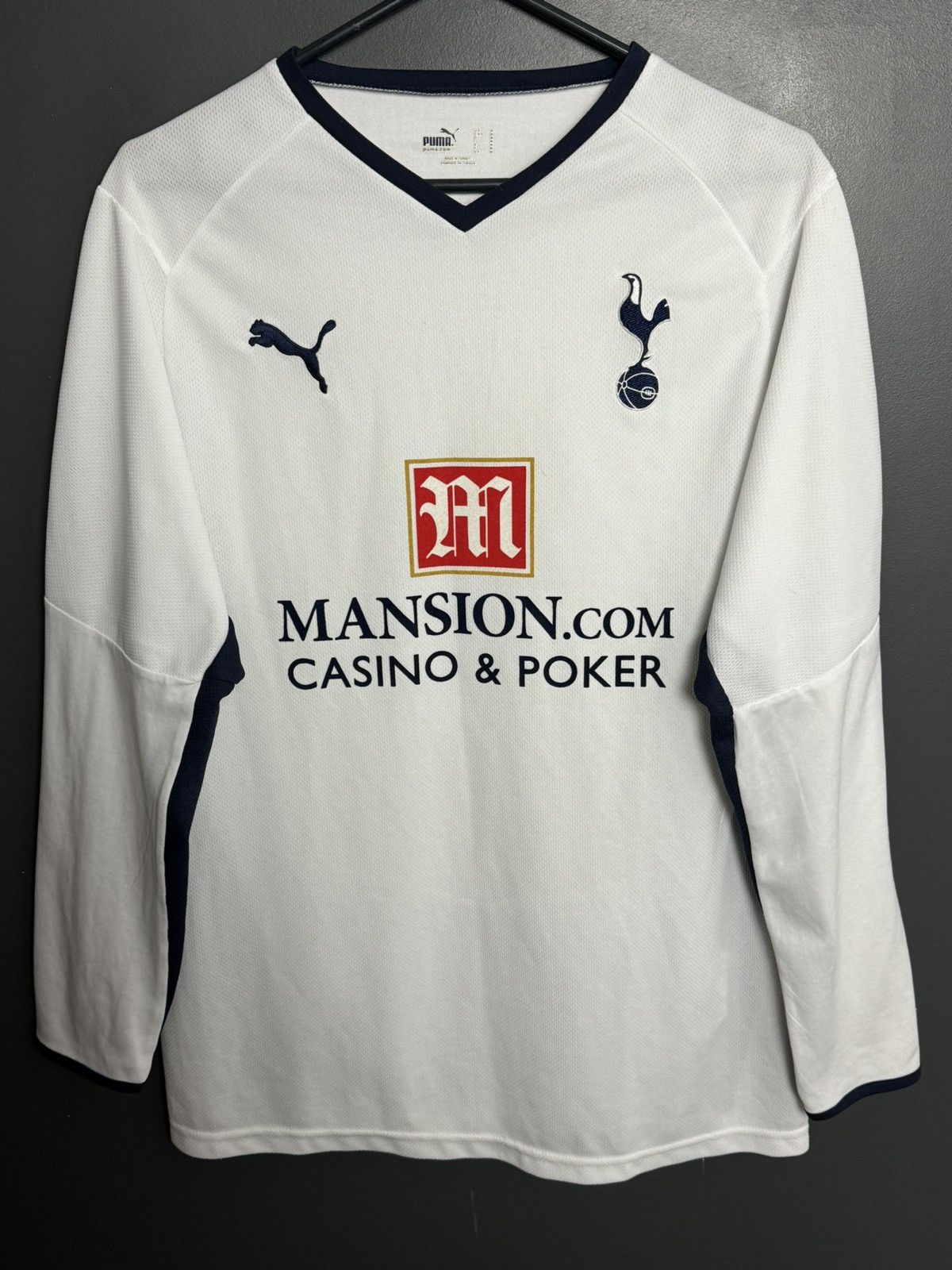 Puma Tottenham Hotspur 08/09 Home Football Long Sleeve Jersey Size US M / EU 48-50 / 2 - 1 Thumbnail